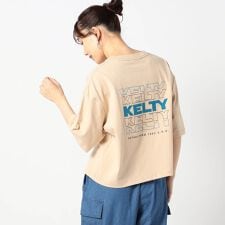 【KELTY別注】バックタイポロゴ　クロップドT