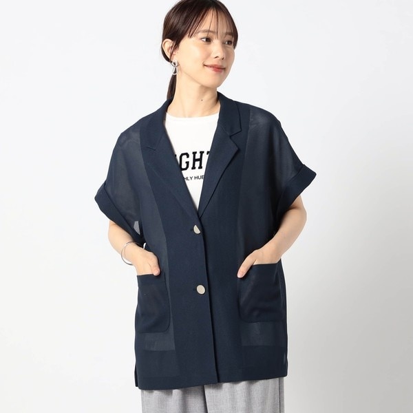 メッシュ 半袖ジャケット DouDou メッシュ 半袖ジャケット