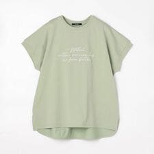 接触冷感・吸水速乾　刺繍ロゴTシャツ