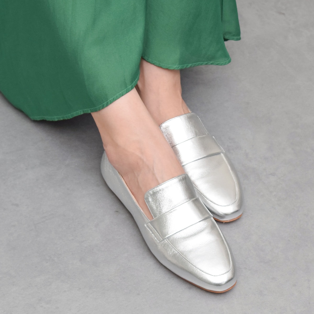 美品 Fabio Rusconi ファビオルスコーニ モカデザインレザーシューズ INTER-CHAUSSURES｜【FABIO RUSCONI】モカデザインレザー