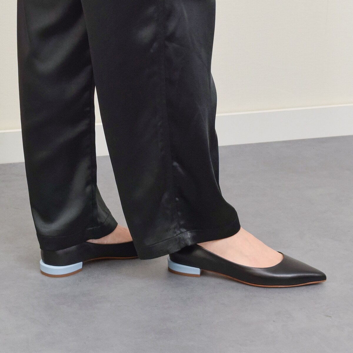 FABIO RUSCONI◇2cmヒール◇チュールネットレイヤードパンプス
