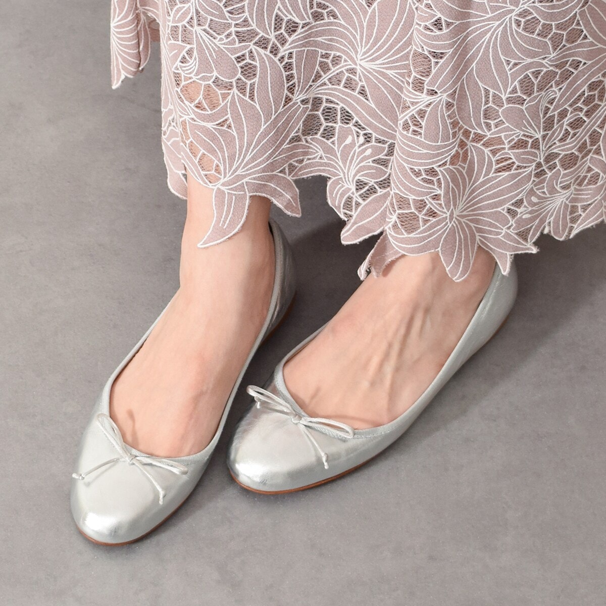 FABIO RUSCONI◇ソフトスクエアトウVカットバレエシューズ | ファビオ