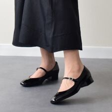 ファビオ ルスコーニ(FABIO RUSCONI)のFabio Rusconi◆3.5cmヒール◆ワンストラップローヒールパンプス