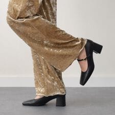 ファビオ ルスコーニ(FABIO RUSCONI)のFABIO RUSCONI◆5.8cmヒール◆スクエアトウワンストラップパンプス