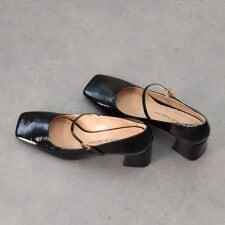 ファビオ ルスコーニ(FABIO RUSCONI)のFABIO RUSCONI◆5.8cmヒール◆スクエアトウワンストラップパンプス