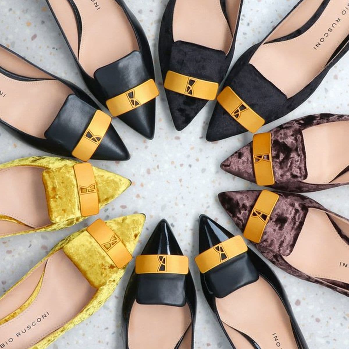 ポインテッドトゥフラットパンプス 2428 | ファビオ ルスコーニ(FABIO