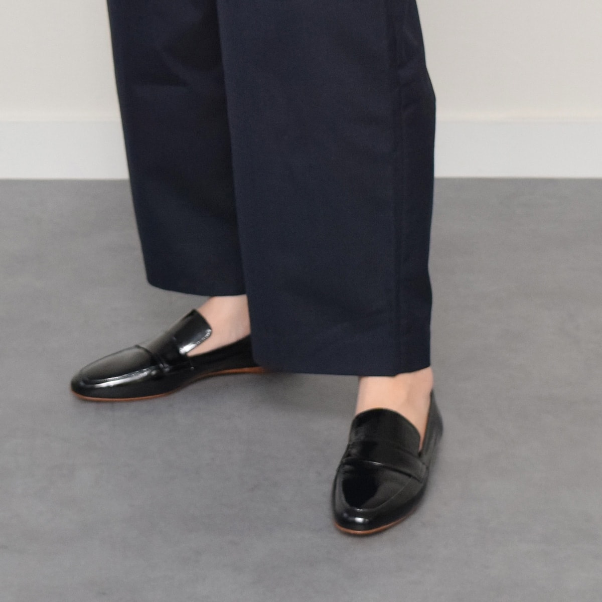 FABIO RUSCONI◇1.5cmヒール◇スクエアトウビットローファー