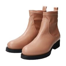 ファビオ ルスコーニ(FABIO RUSCONI)のFabio Rusconi◆4cmヒール◆ラウンドトウストレッチショートブーツ