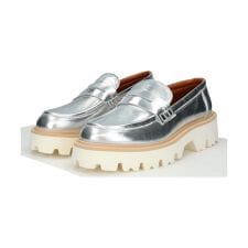 Fabio Rusconi◆4.5cmヒール◆ラウンドトウ厚底ローファー