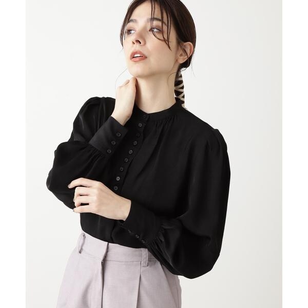 N.Natural beauty basic - ■50％OFF■  前後2Wayスタンドカラーブラウス 楽天市場】前後2Wayスタンドカラーブラウス N. Natural Beauty
