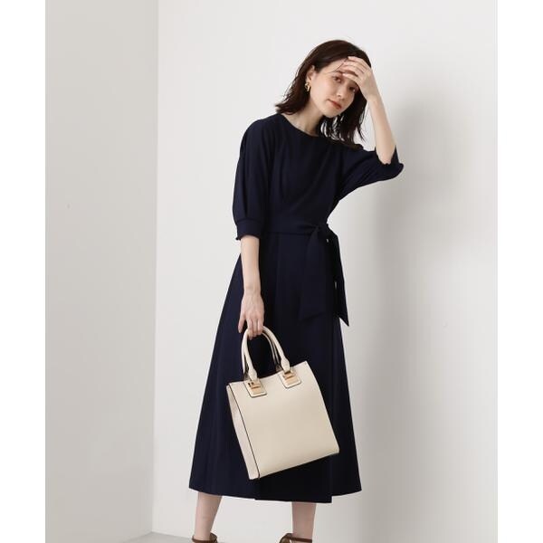 サッシュベルト付ワンピース《S Size Line》 | エヌ ナチュラル