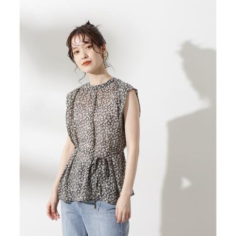 シフォンジョーゼットノースリーブブラウス | エヌ ナチュラル 