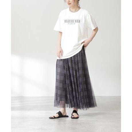 チェックチュールスカート エヌ ナチュラルビューティーベーシック N Natural Beauty Basic ファッション通販 マルイウェブチャネル