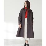 ビーバーメルトンベルラインノーカラーコート《S Size Line》 | エヌ  