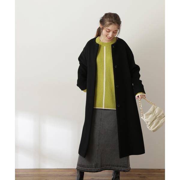 N.Natural Beauty  Basic* ♡ ノーカラーコート アンゴラ 楽天市場】【SALE／60%OFF】アンゴラビーバーノーカラーコート