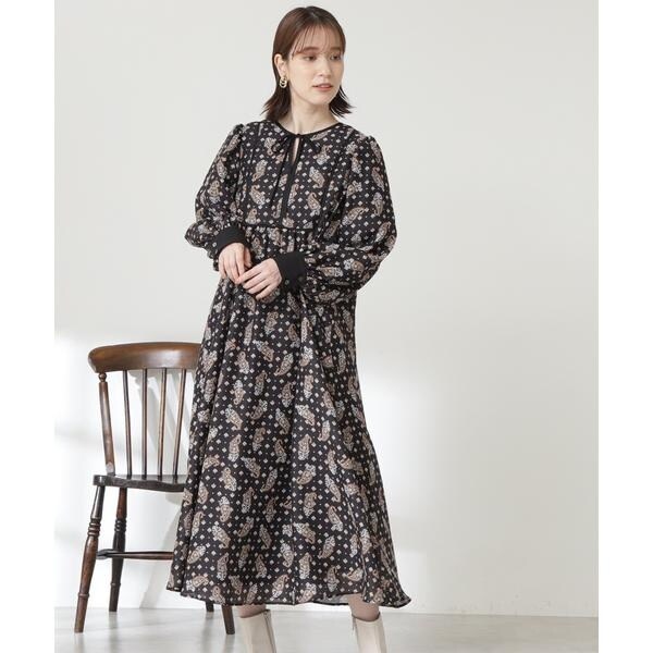 NATURAL BEAUTY BASIC ワンピース バイカラーパイピングワンピース《S Size Line》 | エヌ
