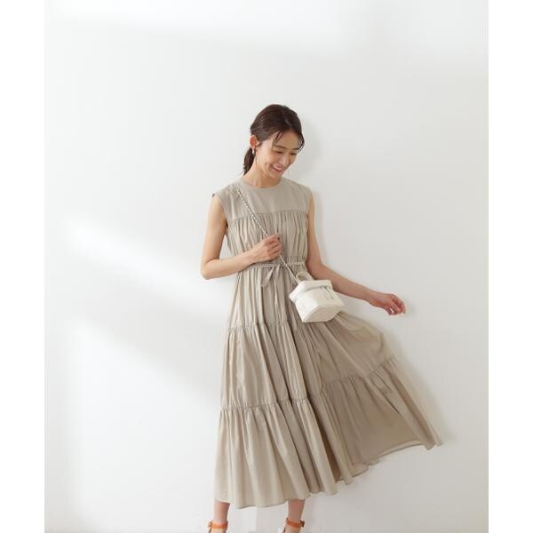 ユナヒカ/yunahika コットンローンドレスワンピース marifa.stores.sa