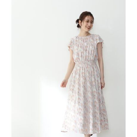 水彩プリントシャーリングワンピース エヌ ナチュラルビューティーベーシック N Natural Beauty Basic ファッション通販 マルイウェブチャネル