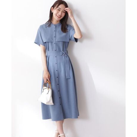 美品❤️ ビューティー&ユース シフォンレイヤードTシャツワンピース 