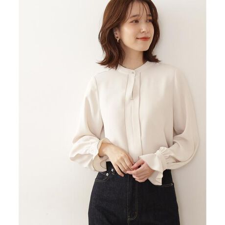 フリルカフストロミ長袖ブラウス《WEB限定商品》 | エヌ ナチュラル 
