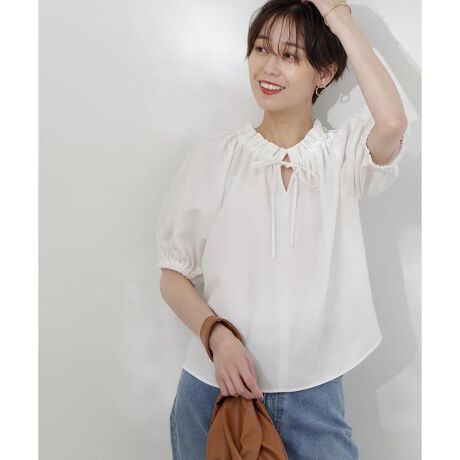 ライトブッチャードローストリングブラウス | エヌ ナチュラル  
