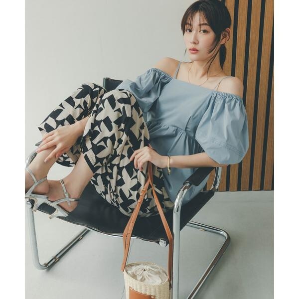 N.Natural Beauty Basic 2Way オフショルブラウス N.Natural beauty basic - N.Natural Beauty Basic 2Way オフショル