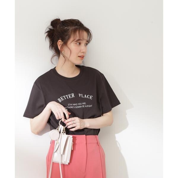 メッセージラウンドロゴTシャツ | エヌ ナチュラルビューティー