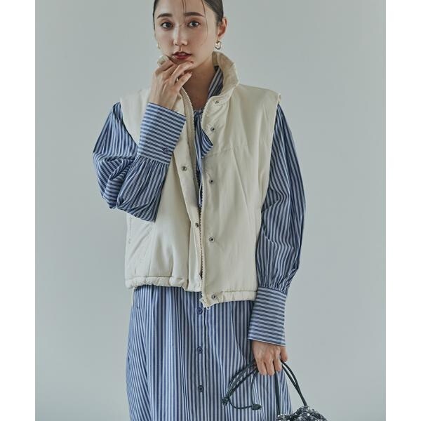 スタンドネック中綿ベスト | エヌ ナチュラルビューティーベーシック(N