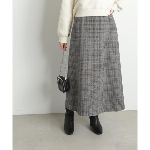 モールツイードAラインスカート《S Size Line》 | エヌ ナチュラル