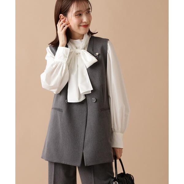 希少✨BALMAIN 察する ラムレザー ノーカラー パンチングコート