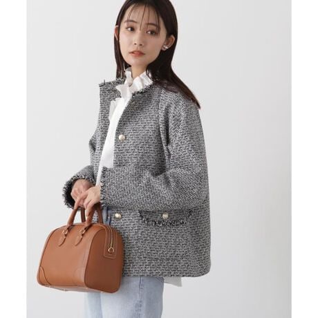 ノーカラーツイードジャケット《S Size Line》 24SS | エヌ ナチュラル 