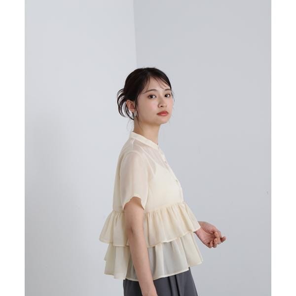 N.（N. Natural Beauty Basic) ブラウス 楽天市場】【SALE／30%OFF】ラインフラワープリントブラウス NATURAL
