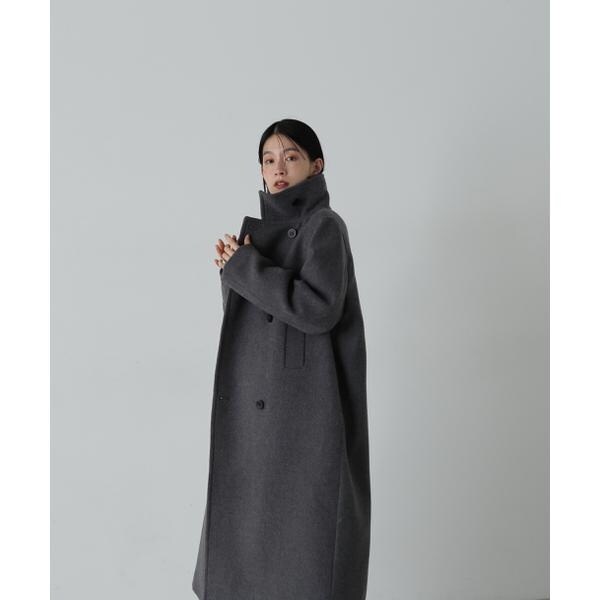 ウールパイルスタンドネックコート☆エヌナチュラルビューティー