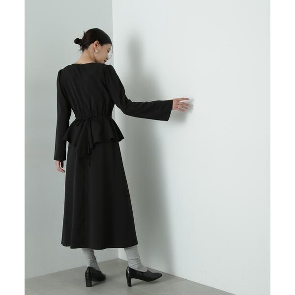 激安通販サイト 人気 ミッシュマッシュ] ワンピース ラッフル カシュクール ロング丈 服＆ファッション小物