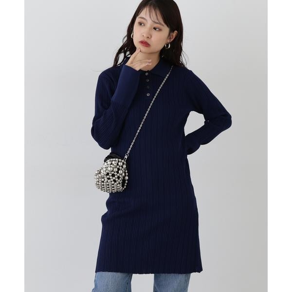N. Natural Beauty Basicタイプライターフリルパフワンピース エヌ ナチュラルビューティーベーシック N. Natural Beauty