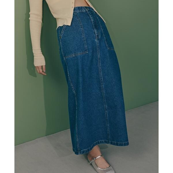ポケットデニムロングスカート | エヌ ナチュラルビューティー