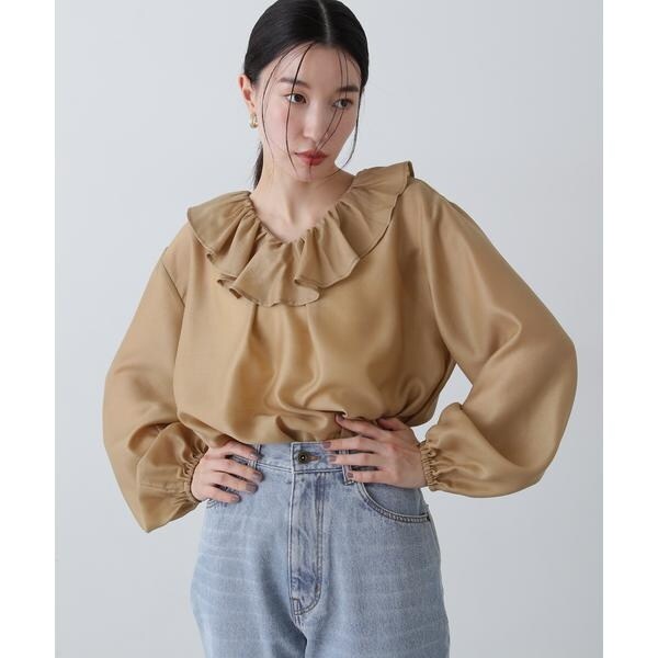 N. NATURAL BEAUTY BASICエンブロイダリーワッシャーブラウス 楽天市場】エンブロイダリーワッシャーブラウス N. Natural