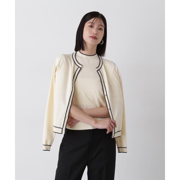 新品　ナチュラルビューティーベーシック　ロングカーディガン　羽織り N. Natural Beauty Basic*｜リボン羽織 | Rakuten Fashion(楽天