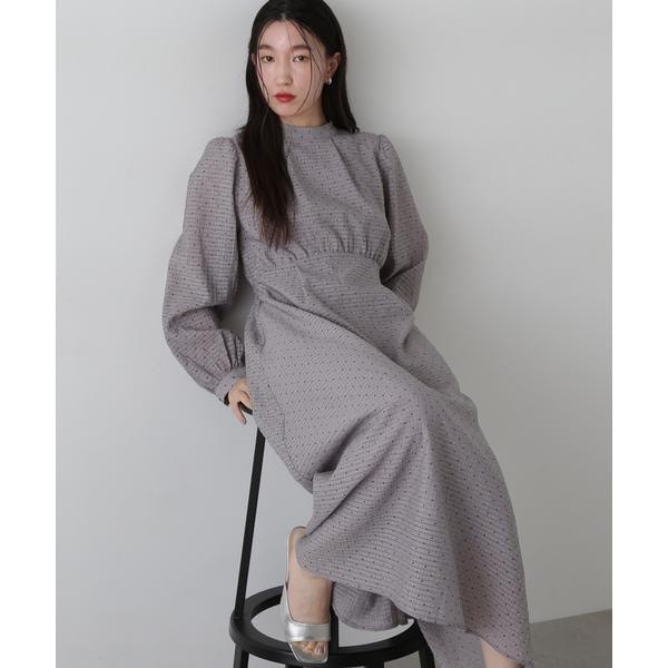 透かしドットボリュームスリーブワンピース | エヌ ナチュラル