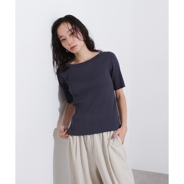 ツイードライクロングニットブルゾン ツイードライクロングニットジャケット - SOÉJU online store