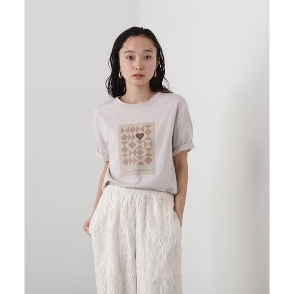 N.Natural beauty basic - 2021ss◇ナチュラルビューティーベーシック　リブハイネック五分袖カットソー リブハイネック五分袖カットソー | エヌ ナチュラルビューティー