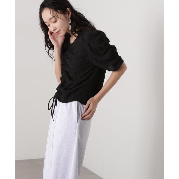 N. NATURAL BEAUTY BASICエンブロイダリーワッシャーブラウス エンブロイダリーワッシャーブラウス｜エヌドット ナチュラル