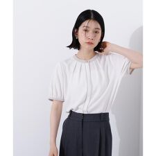 バイカラートリミングブラウス | エヌ ナチュラルビューティーベーシック(N.Natural Beauty Basic*)