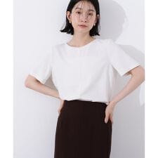 シフォンラインTブラウス | エヌ ナチュラルビューティーベーシック(N.Natural Beauty Basic*)