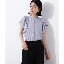 メタルボタンフリルスリーブブラウス | エヌ ナチュラルビューティーベーシック(N.Natural Beauty Basic*)
