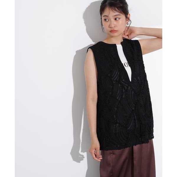 「N.（N. Natural Beauty Basic）」 半袖ブラウス MEDIUM ブラック系その他 レディース 2025年最新】N.Natural Beauty Basic* レディース 半袖 シャツ