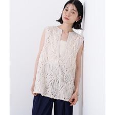 レース刺繍ベスト