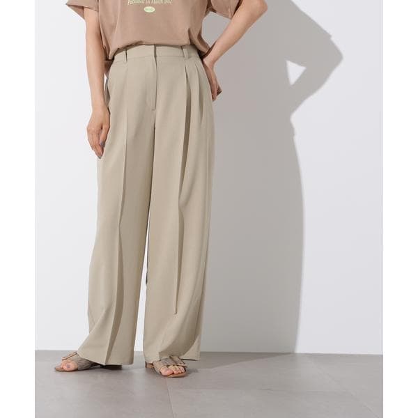 ドライタッチツータックワイドパンツ | エヌ ナチュラルビューティー