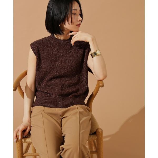ツイードライクロングニットブルゾン ツイードライクロングニットジャケット - SOÉJU online store