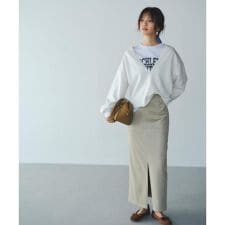 エヌ ナチュラルビューティーベーシック(N.Natural Beauty Basic*)のフェイクスウェードスリットスカート